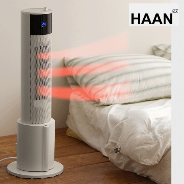 날개없는 온풍기 무소음 저소음 온풍기 원룸 히터 가습 온풍기