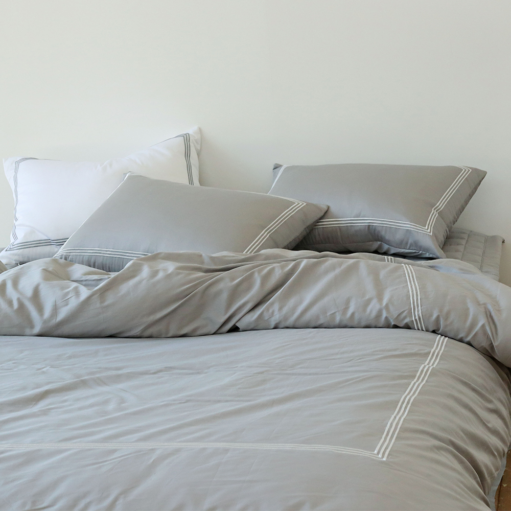 시몬 호텔침구 고밀도 60수 새틴 순면 미끄럼방지 고정밴드 국산 사계절 침대패드 Q