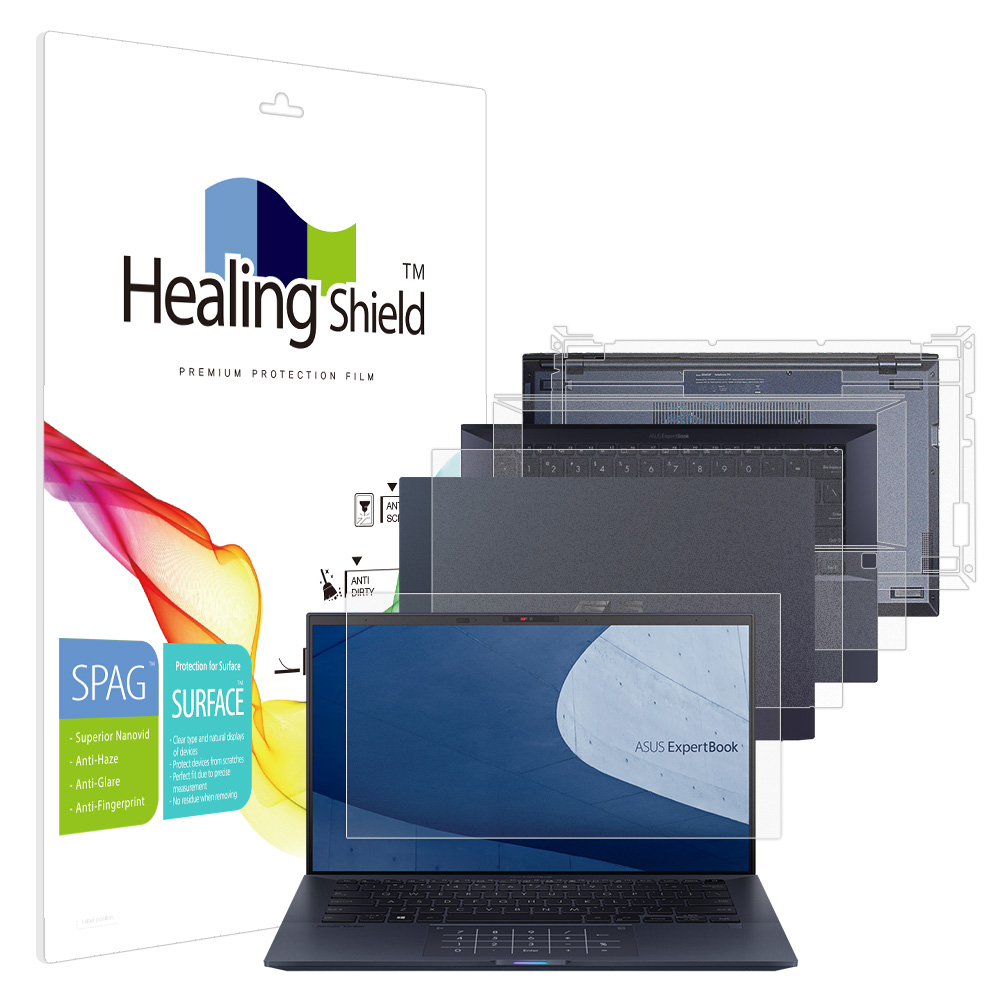 에이수스 ExpertBook B9 B9400CEA 슈페리어 저반사 액정보호필름1매 외부3종 - 상품 이미지