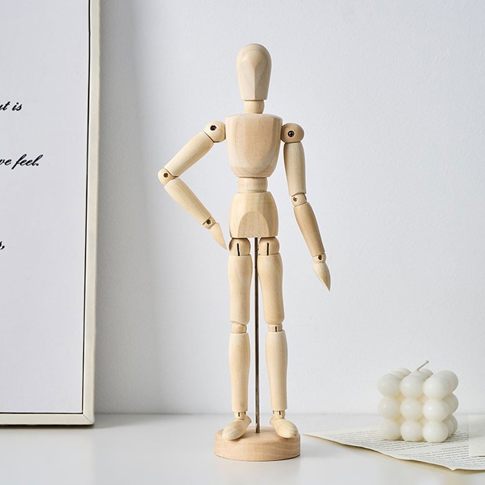 스토리빙 데생 미술 장식 나무 구관 관절 목각 인형 소 제품 이미지