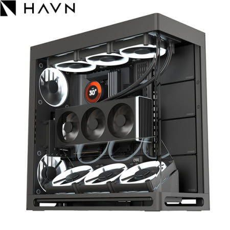 HAVN HS 420 VGPU 미들타워 케이스 (블랙)