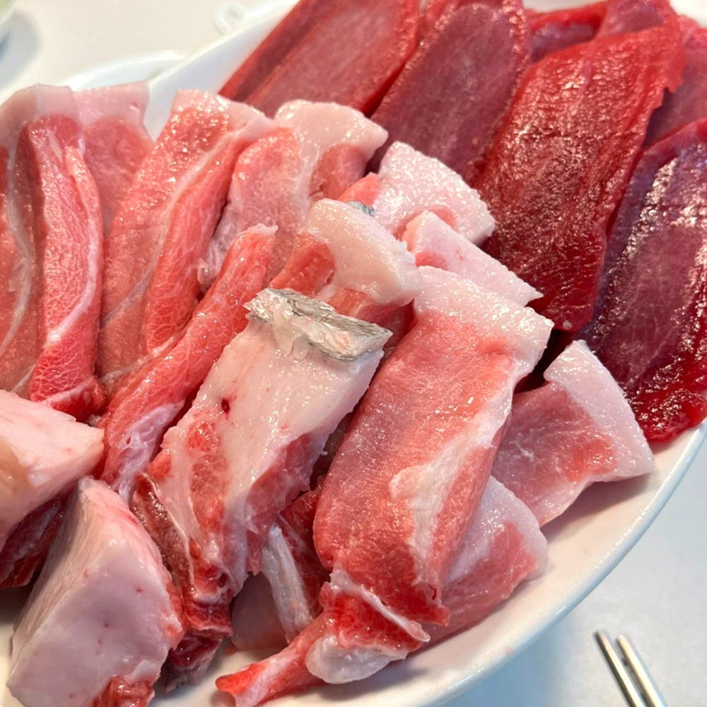 [동원수산] 참치회 알뜰 필렛 500g /참다랑어 황다랑어 통뱃살 통속살 : 해와바다
