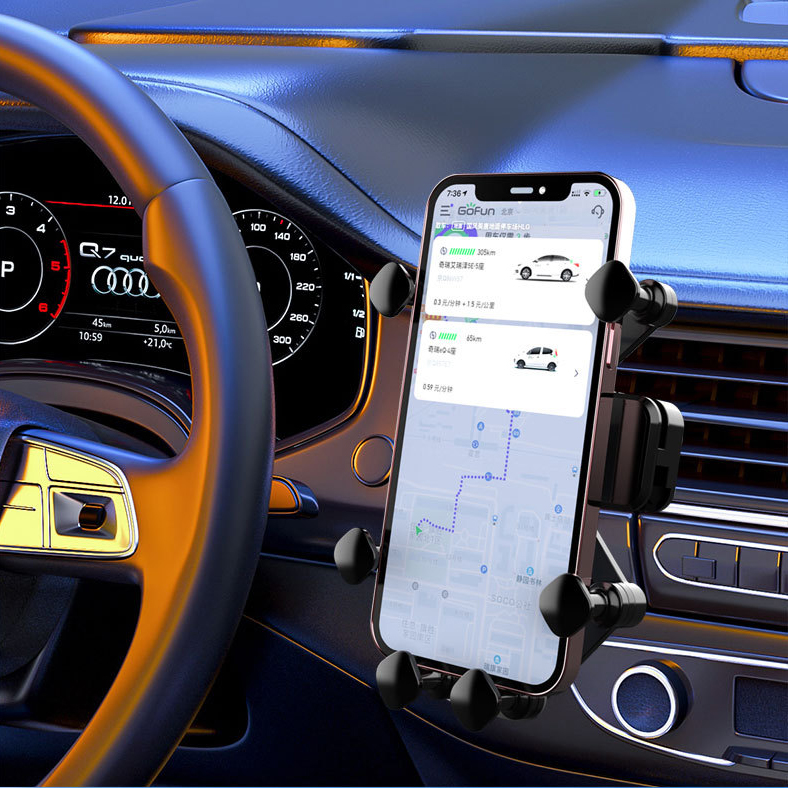 무중력 중력 차량용 송풍구 폰 거치대 그래비티