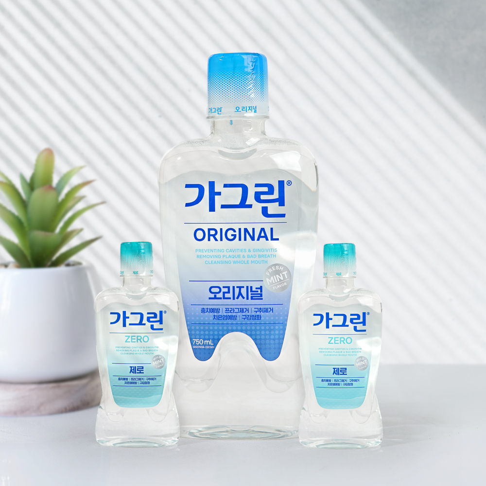 동아제약 가그린 오리지널 750ml 1개+가그린제로100ml 2개 - 메인 이미지