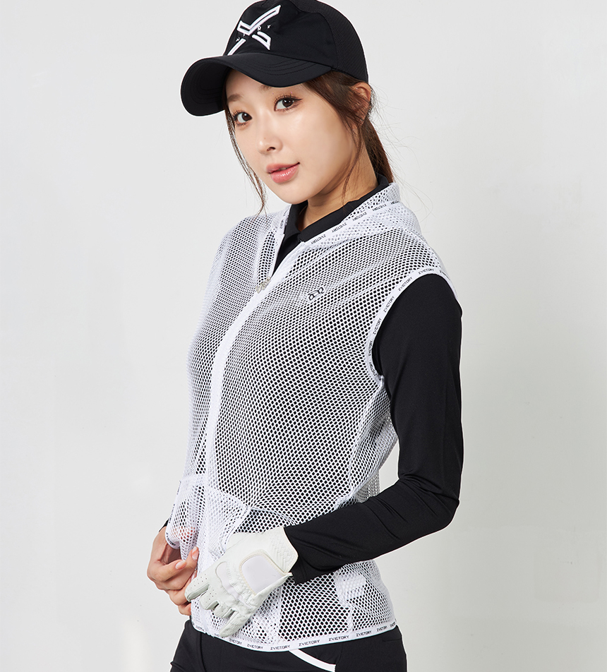 투빅토리 ZV망사집업조끼 VEST 여성골프웨어 - 상세 이미지 3