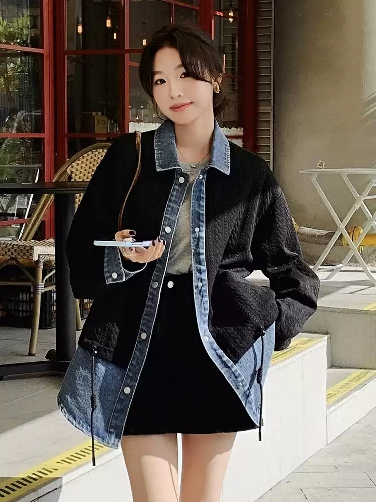 이보람 자켓 데님 공식인스타그램 데일리 아우터 의상 옷 패션 - 상세 이미지 3