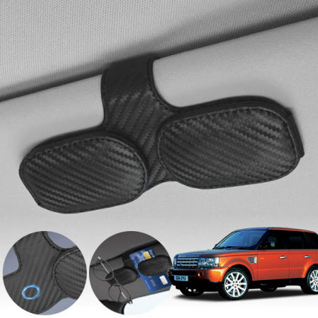 오토패스 레인지로버스포츠(~13) 차량용 고급 가죽 선글라스 안경 자석 거치대 카본 1개