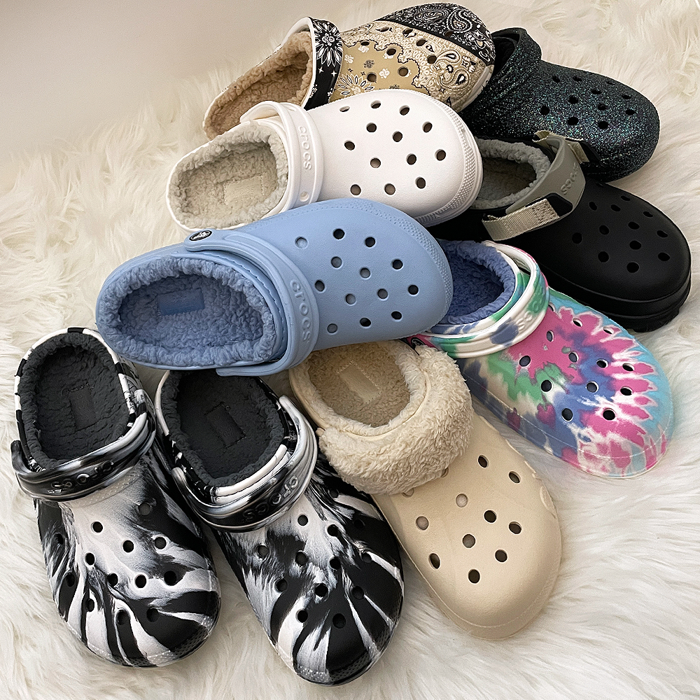 크록스 털 슬리퍼 털신 겨울 바야 라인드 방한 퍼 클로그 실내화