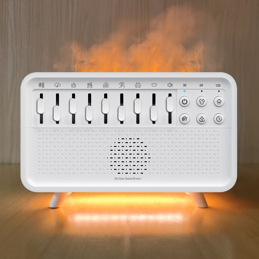 무드등 꿀잠 DIY 블루투스 스피커 믹싱 감성 백색소음 불멍가습기 SWsleep