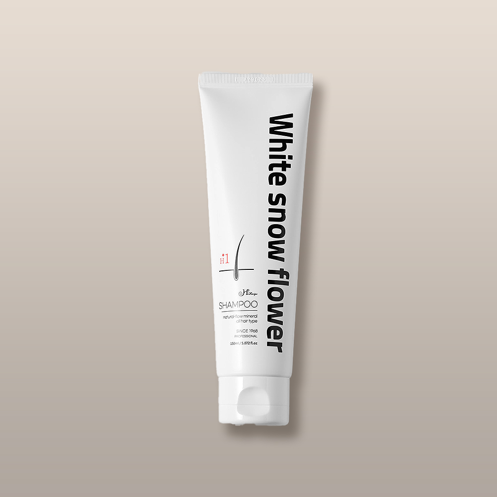 하얀눈꽃샴푸 150ml 탈모완화 약산성두피케어 무실리콘 지루성 정수리냄새 - 상품 이미지