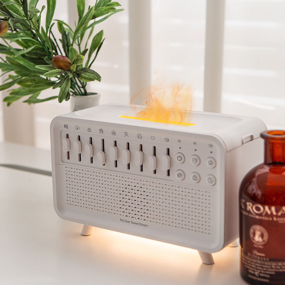 무드등 꿀잠 DIY 블루투스 스피커 믹싱 감성 백색소음 불멍가습기 SWsleep - 상세 이미지 5