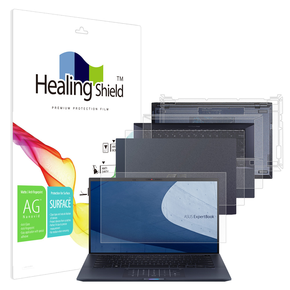 에이수스 ExpertBook B9 B9400CEA 저반사 액정보호필름1매 외부3종 - 상품 이미지
