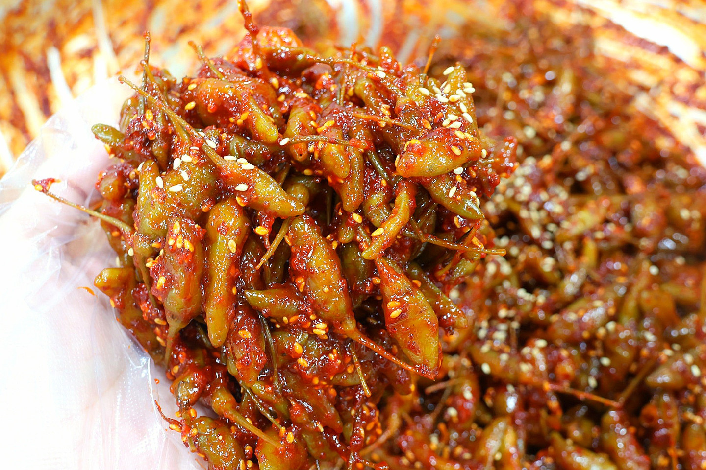 규린이네 양념 산고추무침 반찬 삭힌 고추무침 장아찌 고추지 밥반찬 400g - 상세 이미지 4