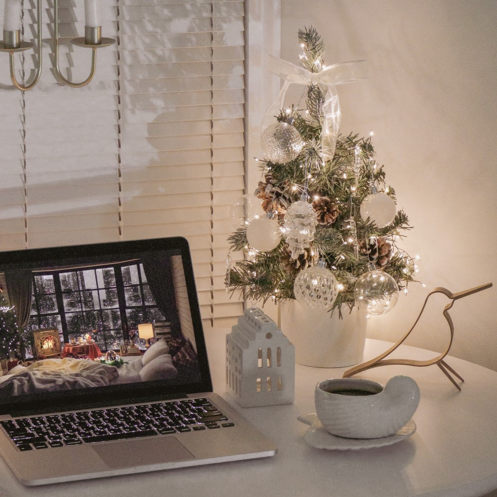 크리스마스트리 미니트리 풀세트 전구포함 초록트리 트윙클 크리스탈 45cm