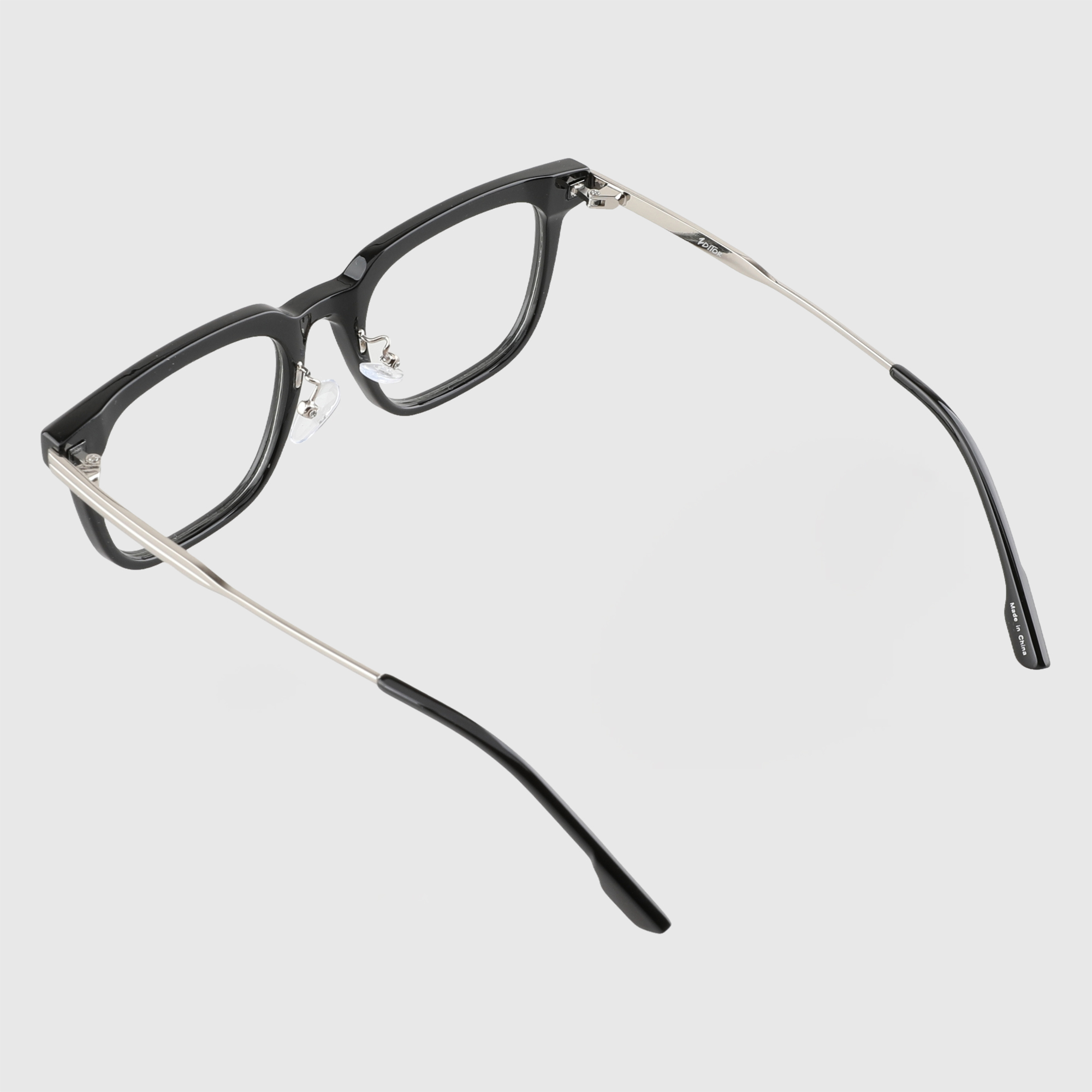 오버사이즈 스퀘어 뿔테안경 블루스크린차단 리유저블백 선물 박스 패키지