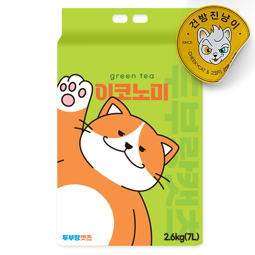 두부랑캣츠 이코노미 녹차 2.6kg - 상품 이미지