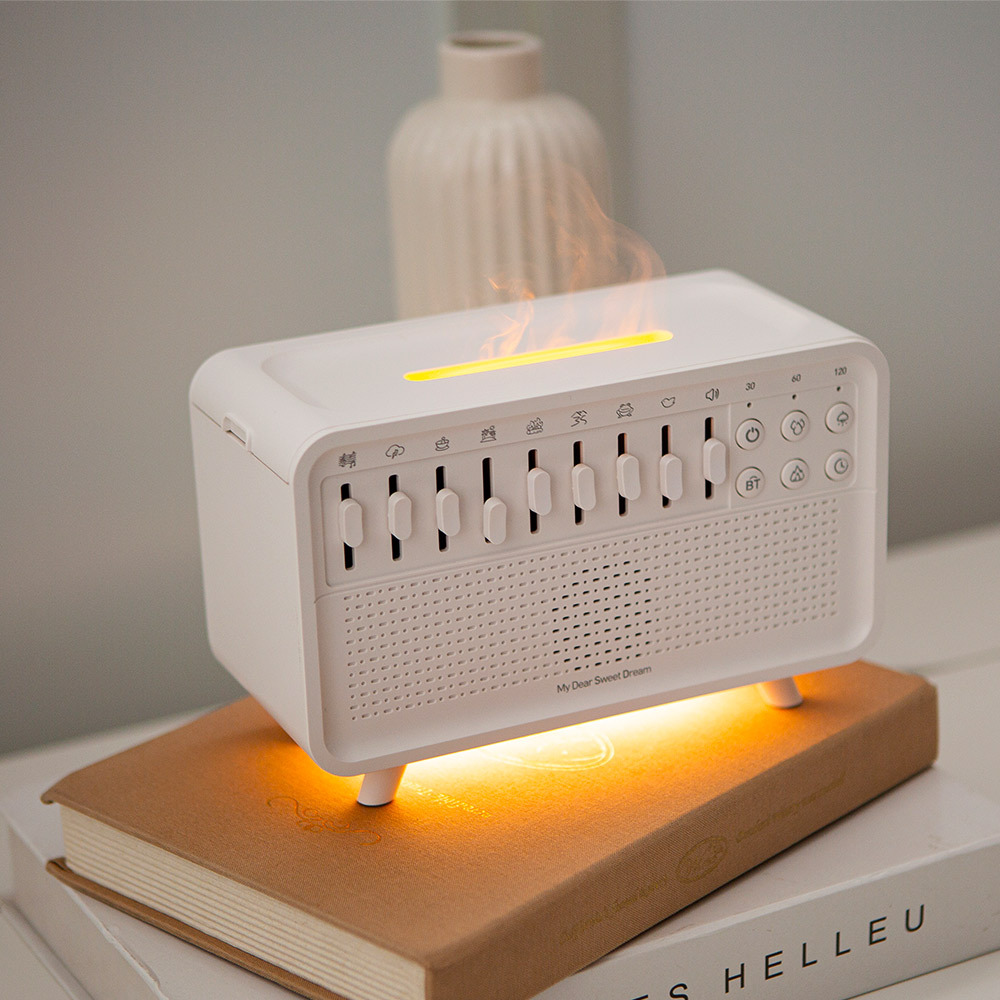 무드등 꿀잠 DIY 블루투스 스피커 믹싱 감성 백색소음 불멍가습기 SWsleep - 상세 이미지 3