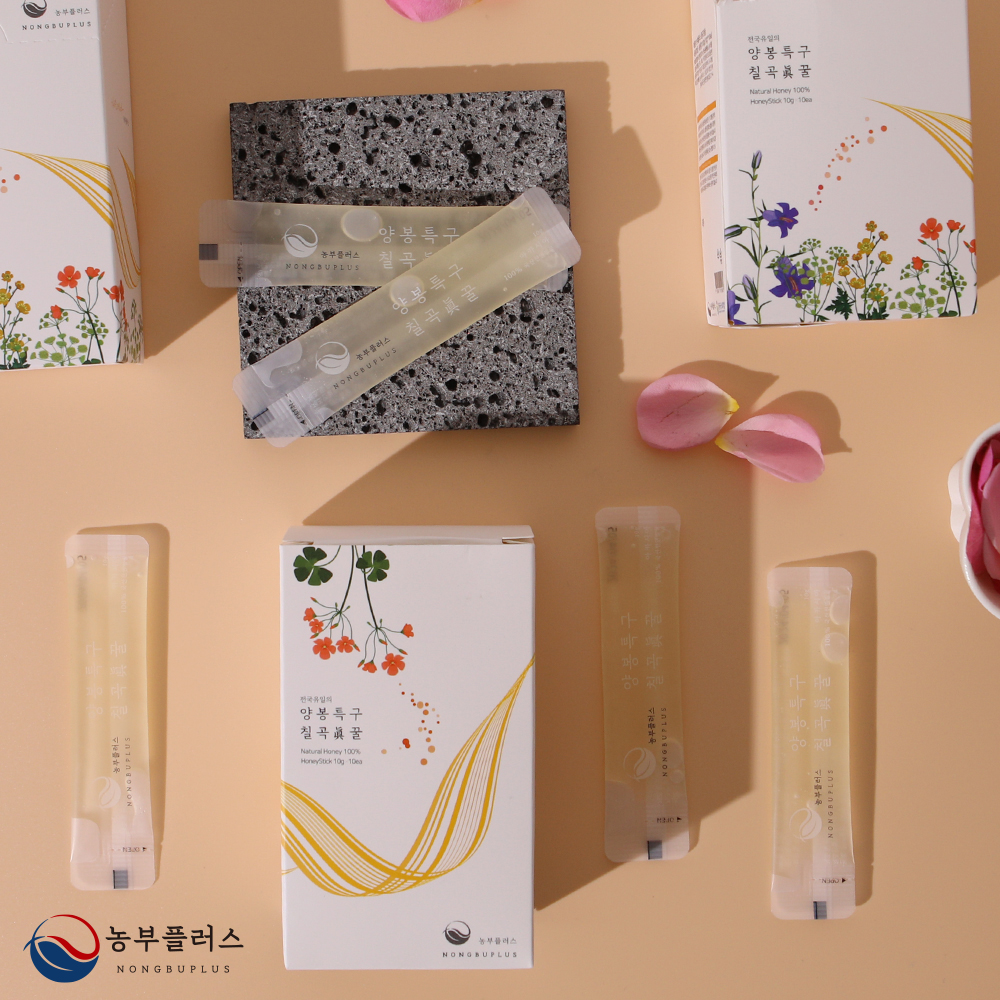 농부플러스 국산 토종꿀 아카시아꿀 스틱형 (10g x 30개입)