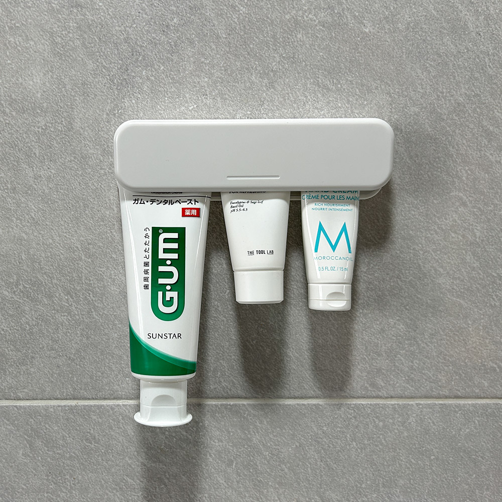 치약 공중부양템 무타공 치약걸이 미니롱