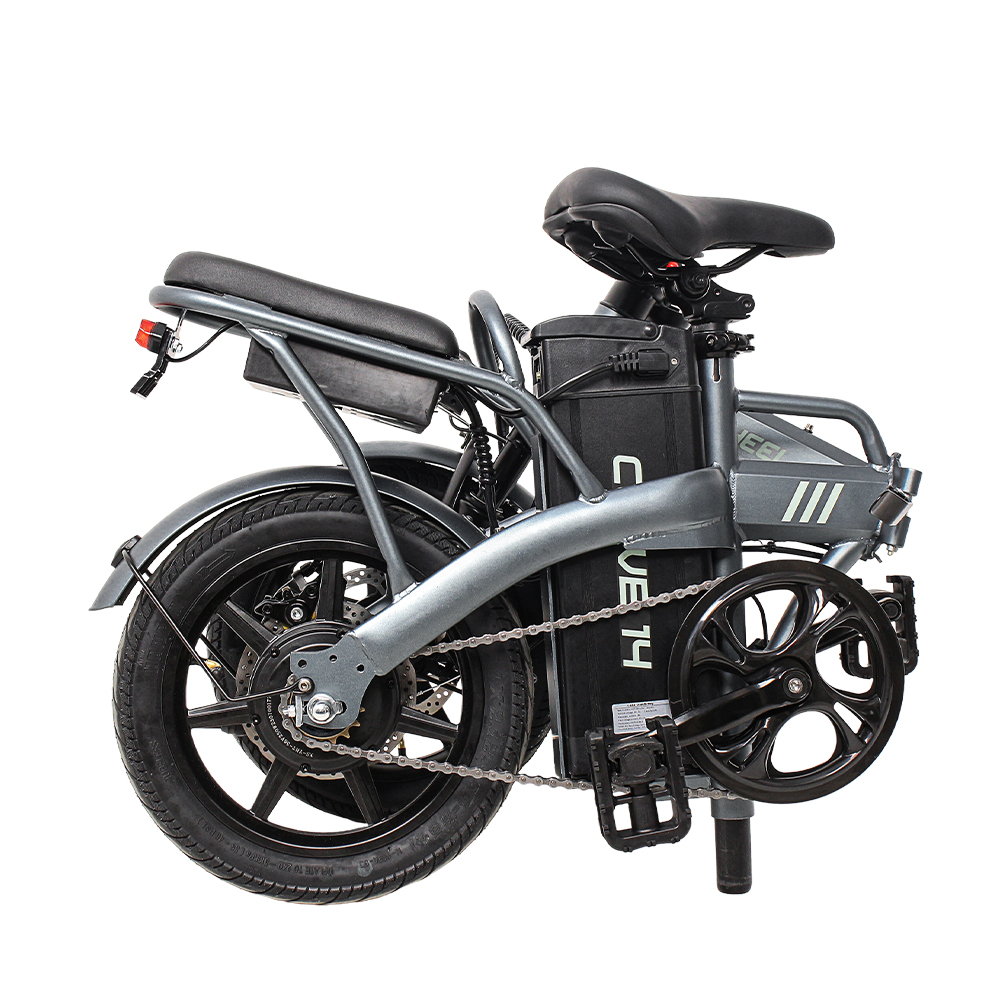 나노휠 커브14 접이식 면허필요없는 전동 전기자전거 36V 8Ah 이미지 3