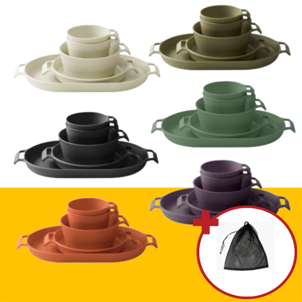 800도씨 캠핑식기세트 캠핑그릇세트