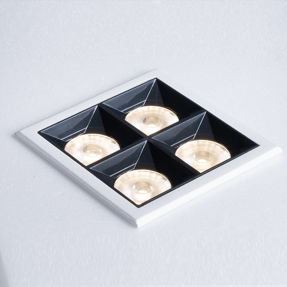 사각 멀티매입등 10구 슬림 마그네틱조명 오스람칩 A타입 MSS 화이트