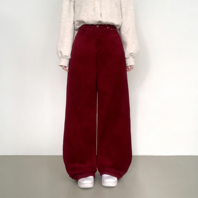 [3단기장/색감예쁨✨] 체이틴 코듀로이 데일리 바지 골덴 와이드 롱 코튼 팬츠 상세 이미지 39