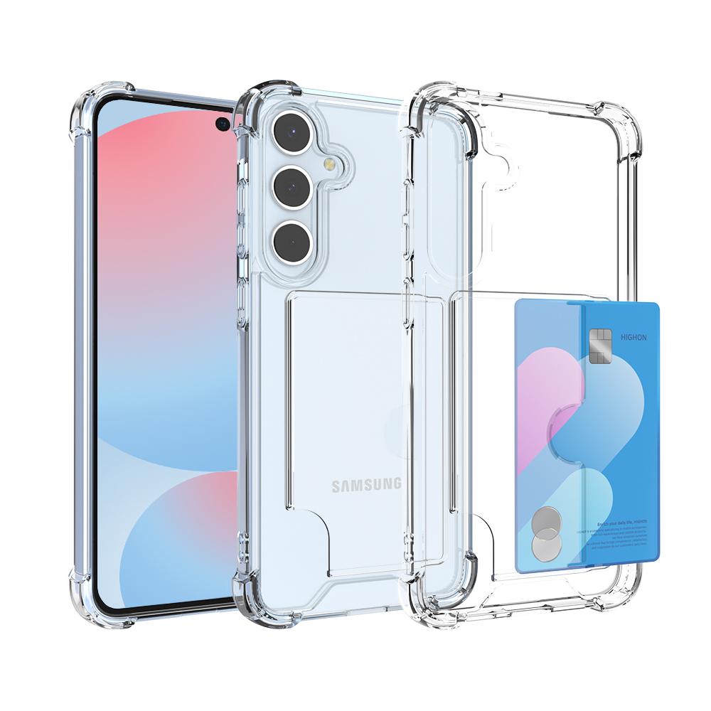 갤럭시S24FE 카드 케이스 투명 에어슬림