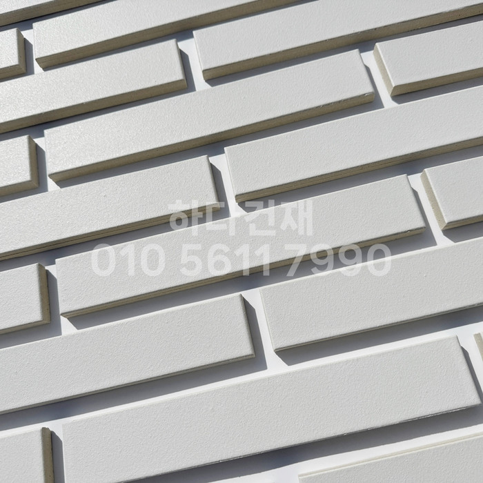 시에스타 점토타일 287x48x14T 화이트 / 하다건재 스페인타일