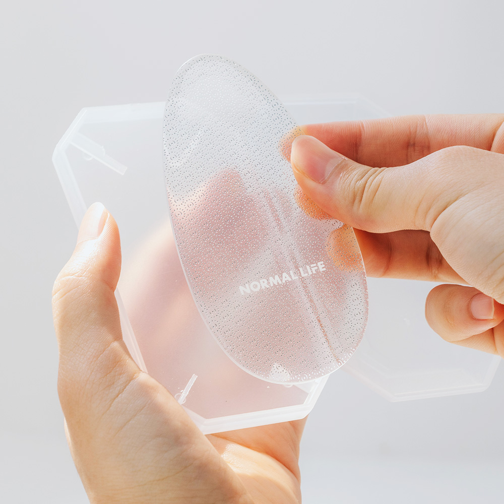 노멀라이프 발각질제거기 투명 유리 풋파일 글라스 뒤꿈치 굳은살 발바닥