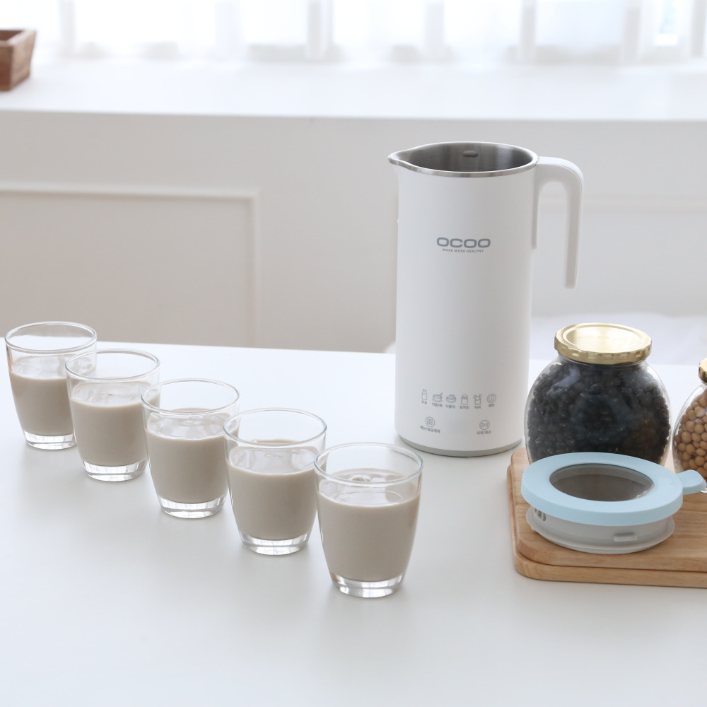 [층간소음 O제로] 오쿠 저소음 900ml 두유제조기 누룽지 요거트 OCC-BM900SV