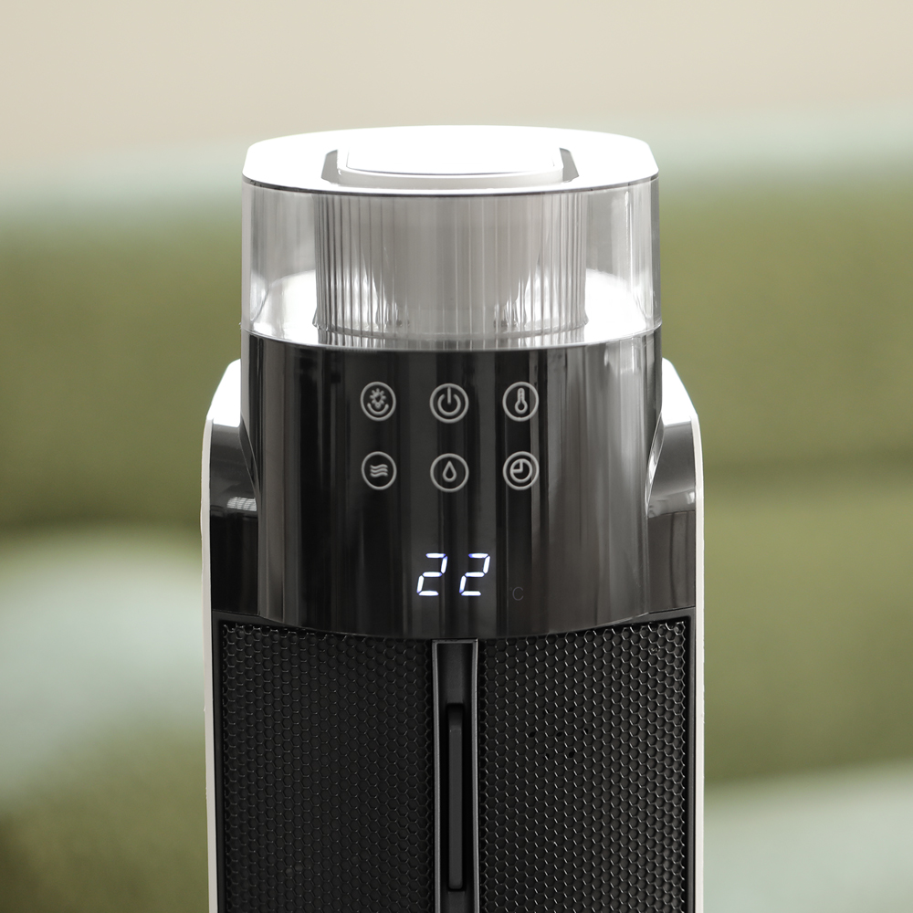 한경희 온풍기 PTC 그래핀 저소음 가정용온풍기 가습겸용 난방기 원룸 욕실 P12000