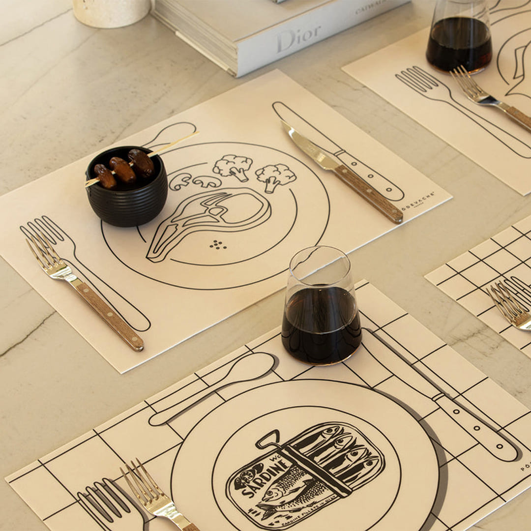[포드바쉐] 바그노렛 사각 테이블매트 bagnolet Table Mat - 상세 이미지 2