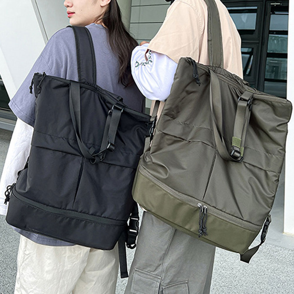 캠핑 여행백팩 캐주얼 트레블배낭 가벼운 나일론 남여공용 스포티한 백팩 가방 - 상세 이미지 5
