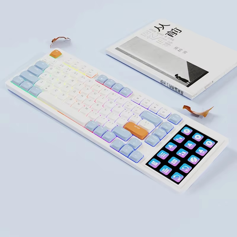 Ajazz AKP815 81키 기계식 키보드 4.95 인치 LCD 화면 RGB 키보드 이미지 6
