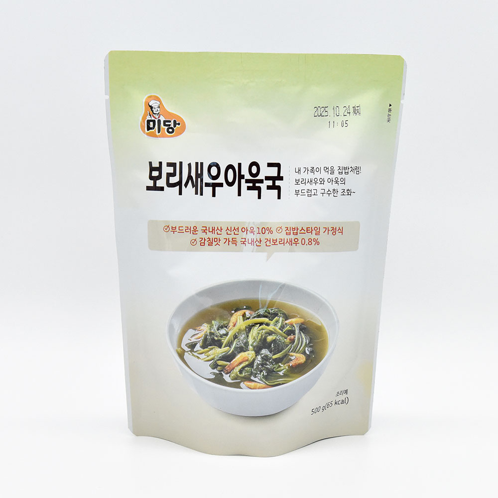 미당 보리새우 아욱국 500g 국산재료 실온 반찬 즉석국 한식 5개 - 상세 이미지 4