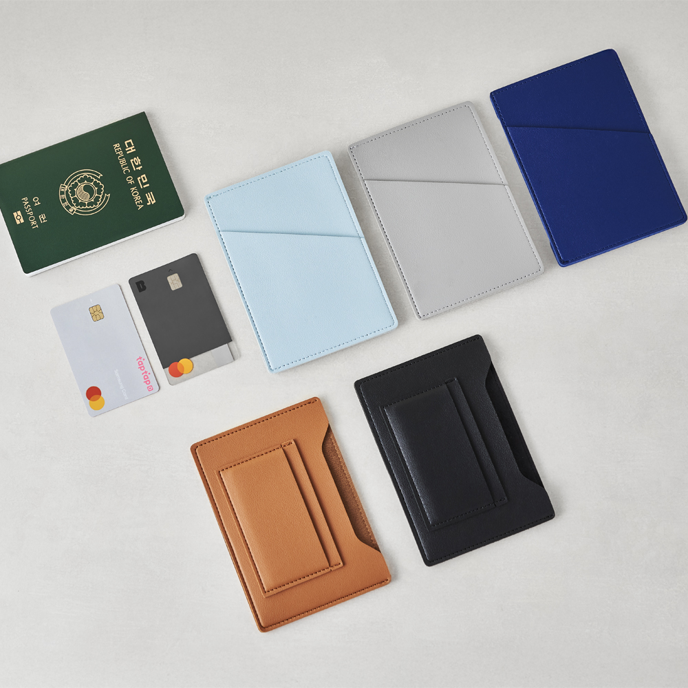 1+1 데이먼트 안티스키밍 슬리브 신 여권 케이스 파우치 지갑 여행 RFID 차단 해킹방지 - 상세 이미지 2