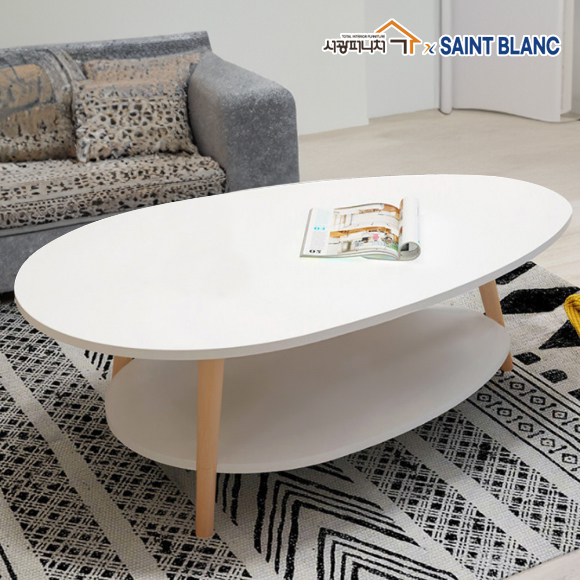 SK073 거실 테이블 소파 좌식 탁자 거실테이블 타원형 OS