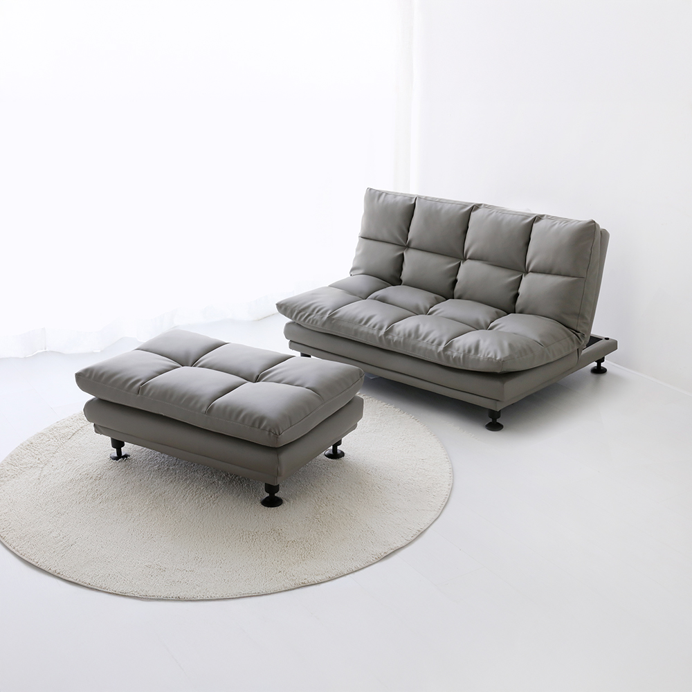 앰보 2인 멀티 소파베드 + 스툴 세트