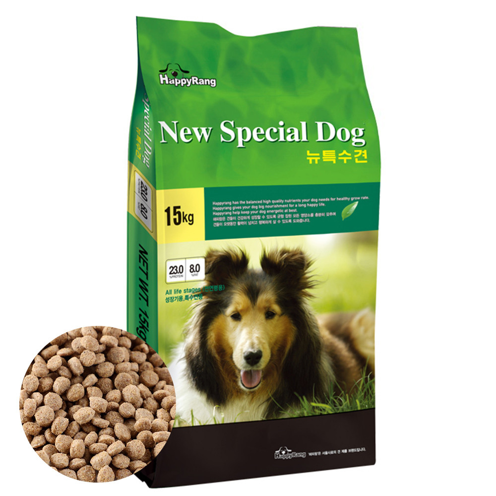 서울사료 해피랑 뉴특수견 15kg 개사료 대용량 강아지 대형견 사료 밥 먹이 제품 이미지