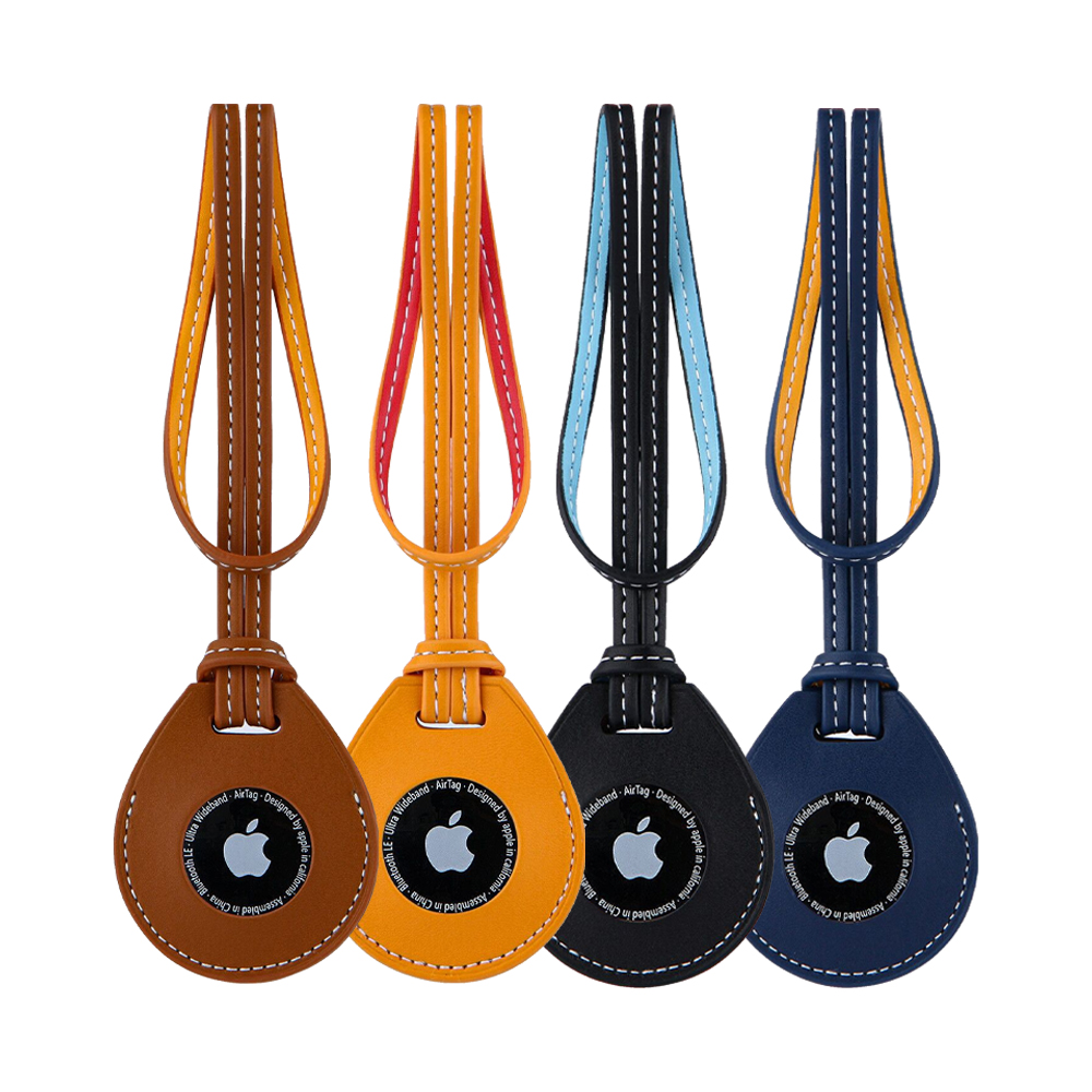 에어태그 가죽 케이스 키링 스트링 스트랩