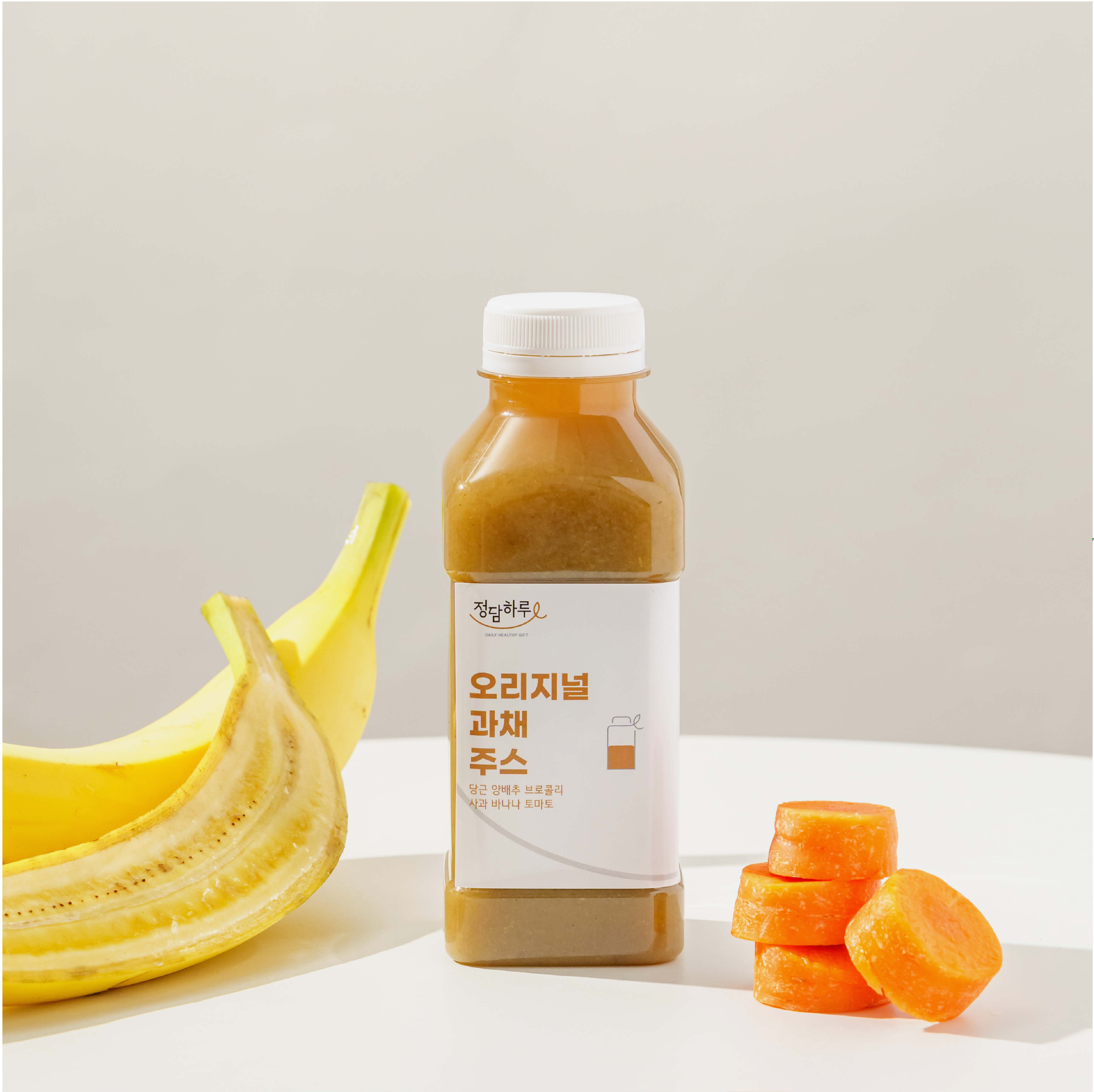 정담하루 [오리지널과채주스10병 세트] 350ml 대용량 수제클렌즈 착즙 야채주스 - 상품 이미지
