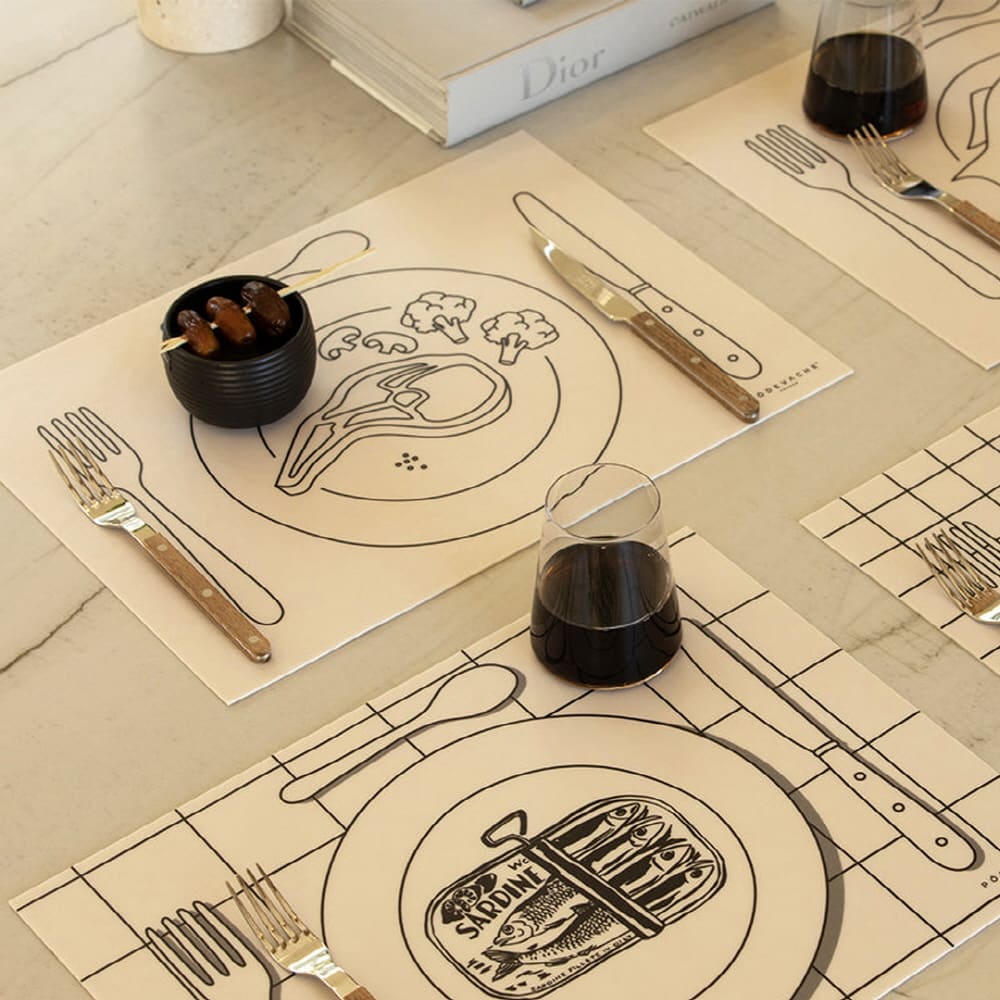 [포드바쉐] 몬트파나세 사각 테이블매트 montparnasse Table Mat - 상세 이미지 2