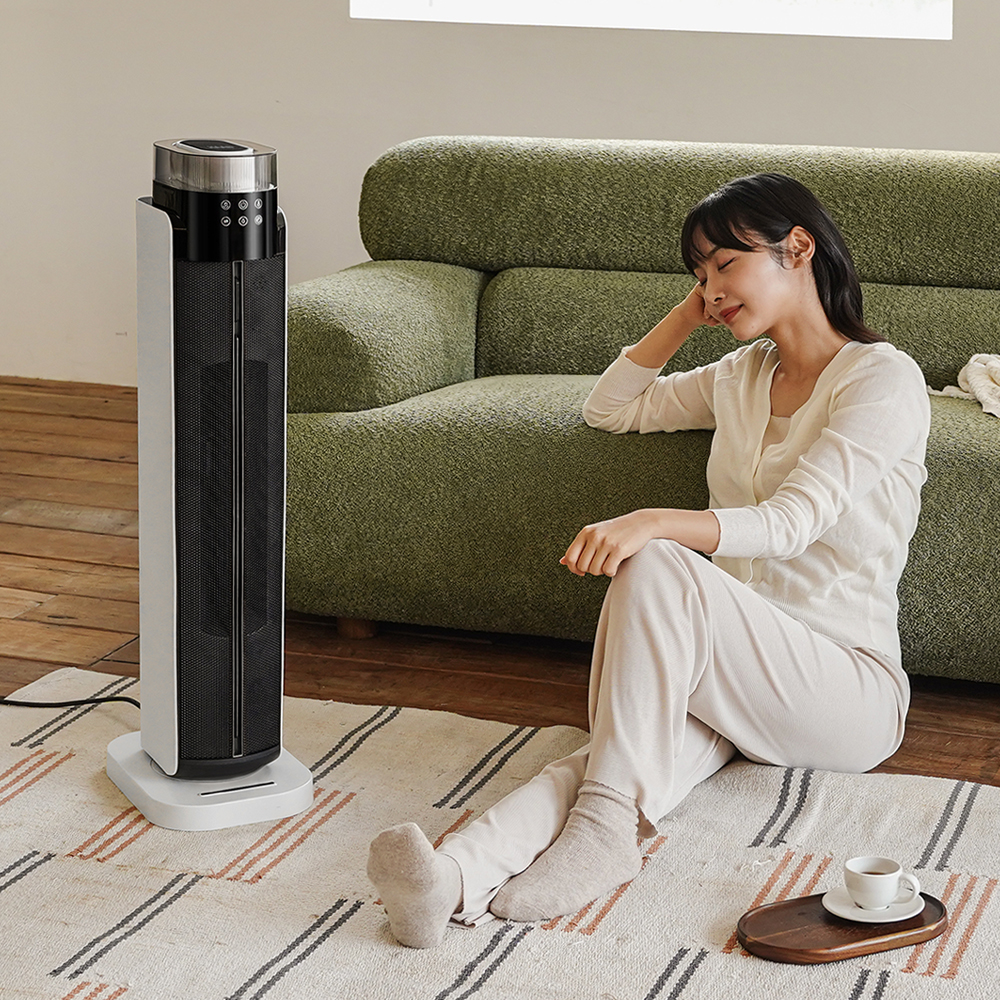 한경희 온풍기 PTC 그래핀 저소음 가정용온풍기 가습겸용 난방기 원룸 욕실 P12000
