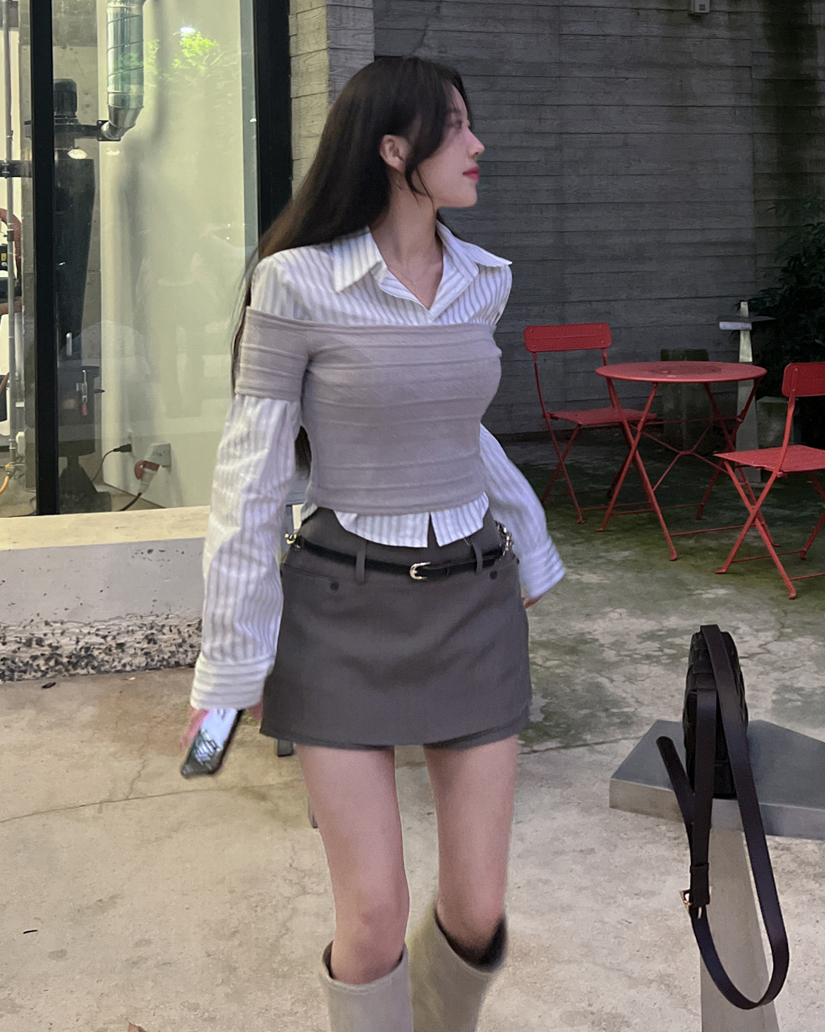 큐롯팬츠 치마반바지 치마바지 - 상품 이미지