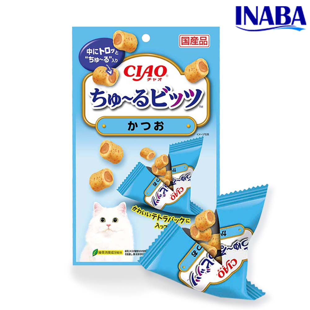이나바 챠오 츄르비츠 가다랑어 12g x3p 고양이 간식 져키 - 메인 이미지