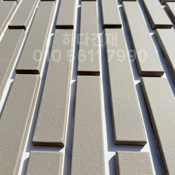 시에스타 점토타일 287x48x14T 샌드그레이 / 하다건재 스페인타일