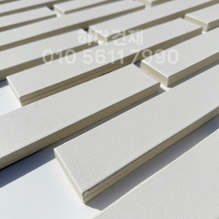 시에스타 점토타일 287x48x14T 화이트 / 하다건재 스페인타일