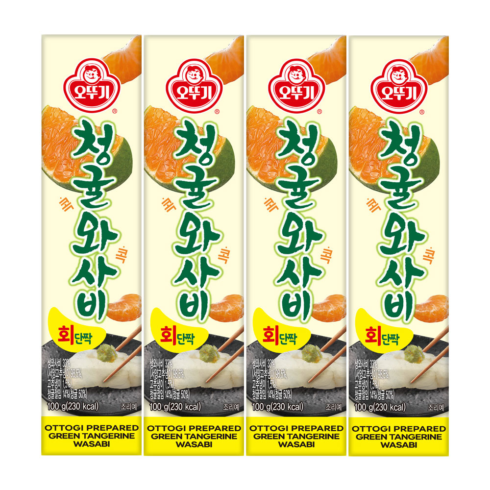 오뚜기 청귤콕콕와사비 100g 4개