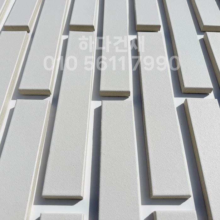 시에스타 점토타일 287x48x14T 화이트 / 하다건재 스페인타일